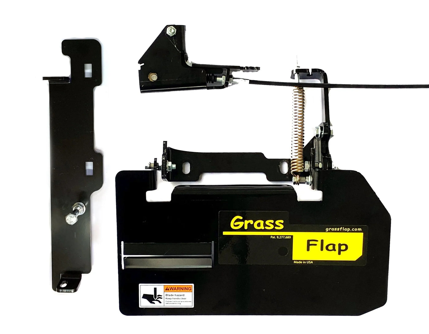 42J70-5 Low Profile Heavy-Duty GrassFlap with SE Pedal Includes No-Drill Mount GrassFlap GrassFlap 