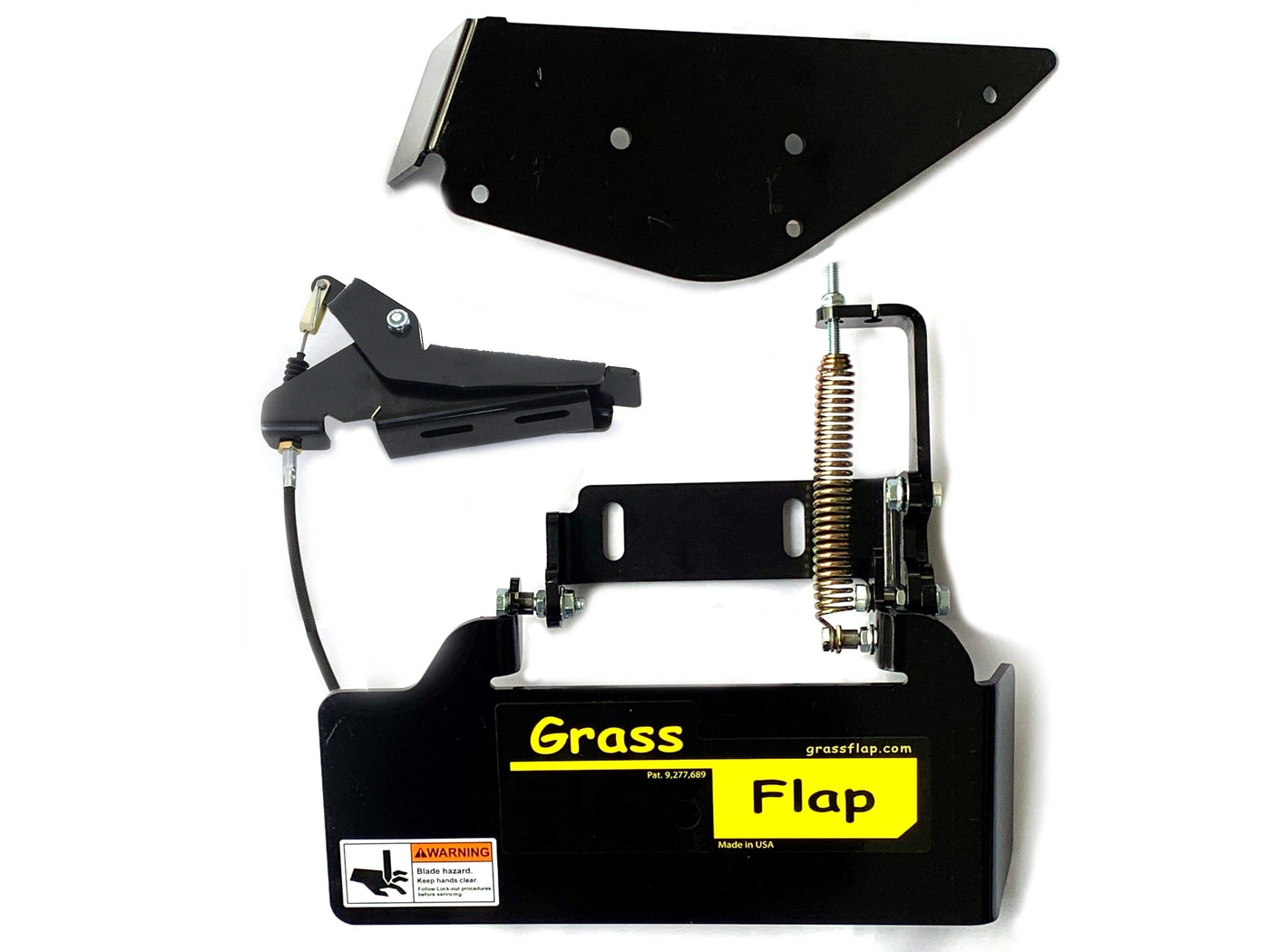 45R50-2 Low Profile Heavy-Duty GrassFlap for Hustler Raptor and Big Dog Alpha (2018 or older) GrassFlap GrassFlap 