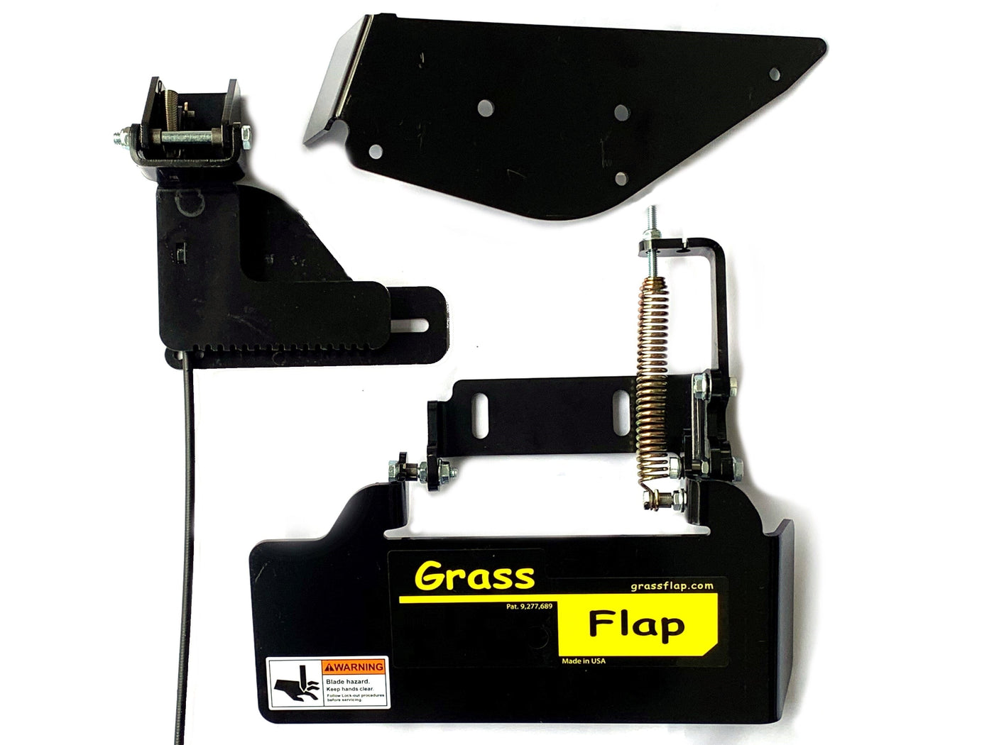 45R50-5L Low Profile Heavy-Duty GrassFlap for Hustler Raptor and Big Dog Alpha (2018 or older) GrassFlap GrassFlap 
