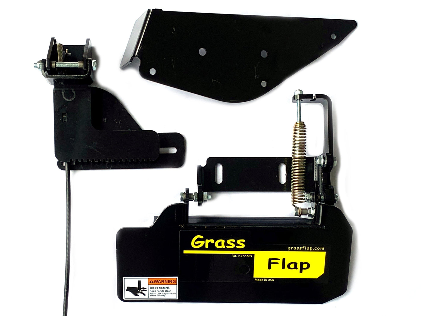 46R50-5L Low Profile Heavy-Duty GrassFlap for Hustler Raptor (2019 - 2020) and Big Dog Alpha (2019 - newer) GrassFlap GrassFlap 