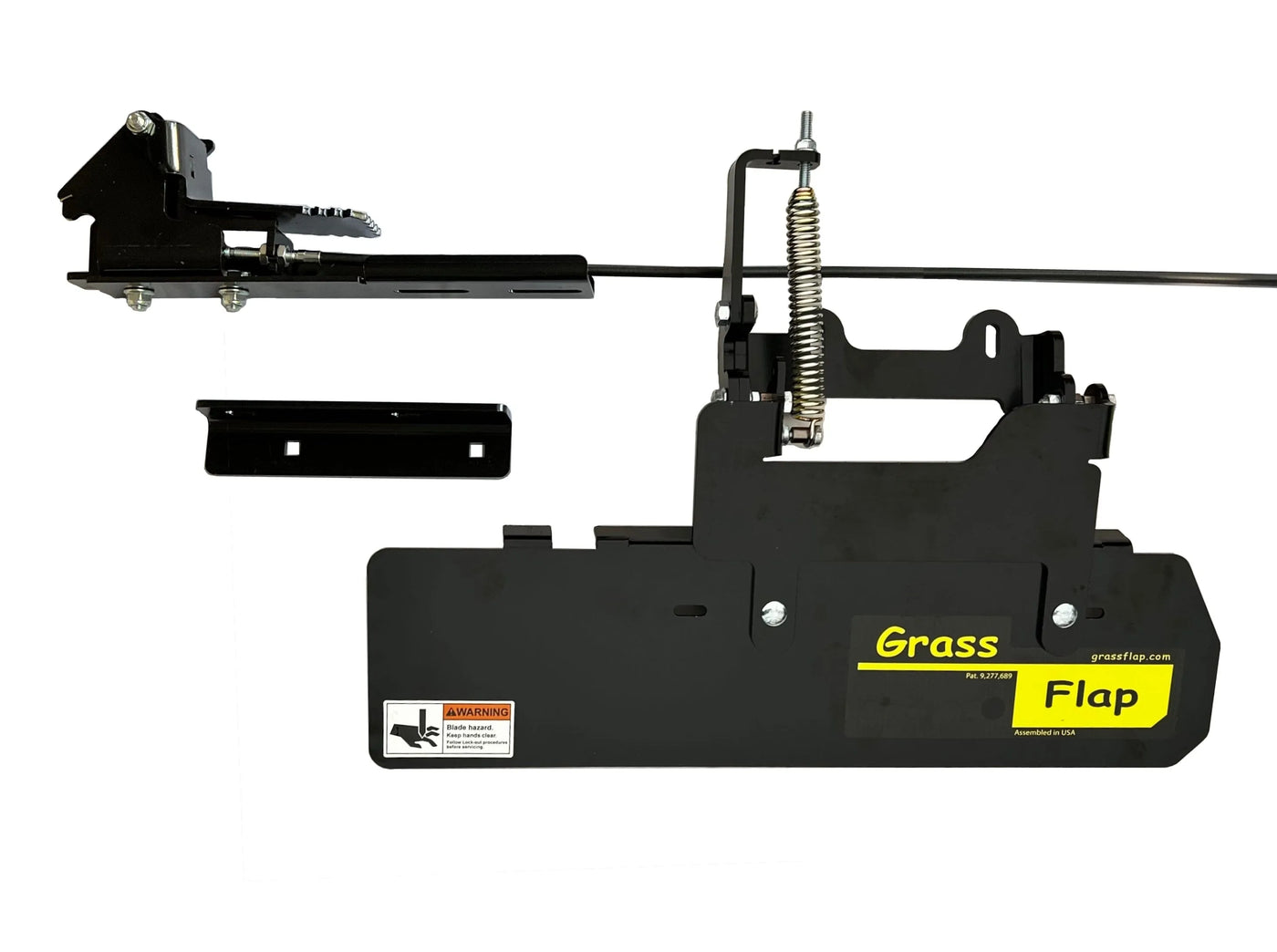 51FM70-5 GrassFlap Direct Bolt with SE Pedal and Pedal Mount Inline GrassFlap GrassFlap 