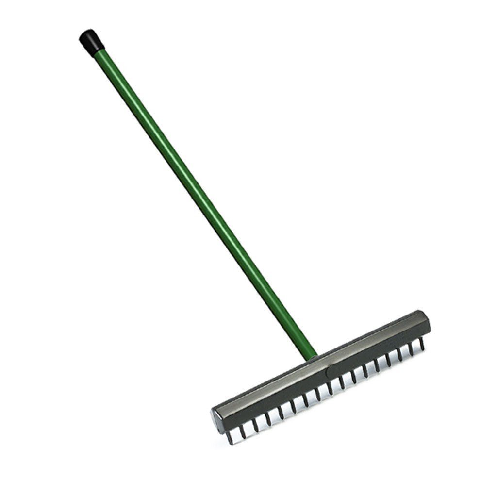 24"-green-octagon-rake-w/-72"-fibreglass-handle