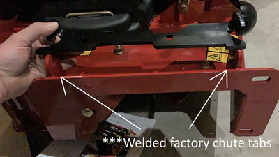 44P50-5-A32 Low Profile Heavy-Duty GrassFlap with SE Pedal Includes Pedal Mounting Plate 135 GrassFlap GrassFlap 