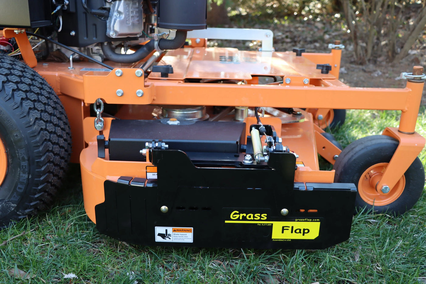 B4 Steel Blocker Plate Conversion for Scag Mowers Bundles GrassFlap 