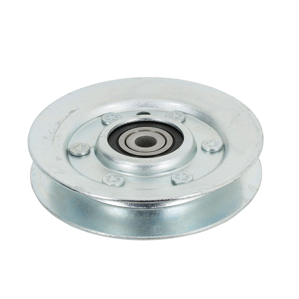 pulley-v-idler-steel-(a-4")-suits-snapper/gilson/-john-deere/wheelhorse