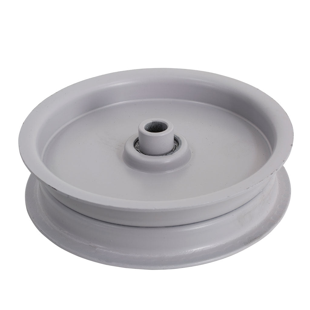 pulley-flat-idler-steel-w/-flange-(a-4-1/2")-suits-john-deere/wheelhorse