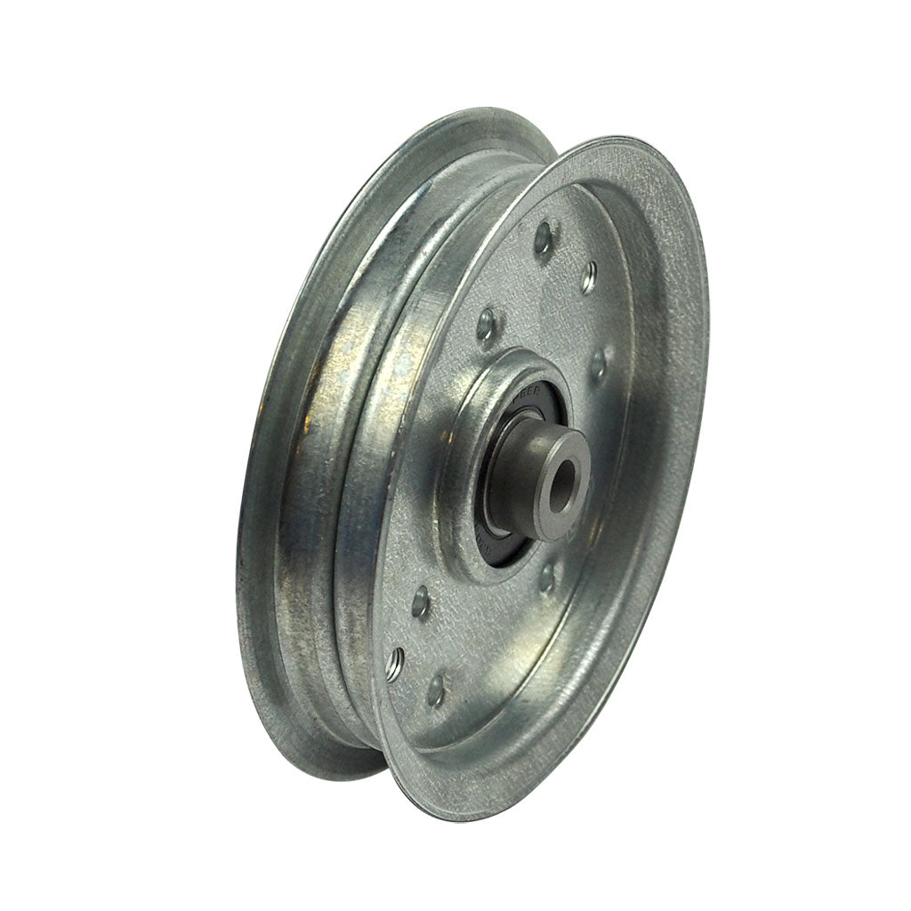 pulley-flat-idler-(a-4-7/8")-suits-cub-cadet/-mtd-yardman-&-machine/white