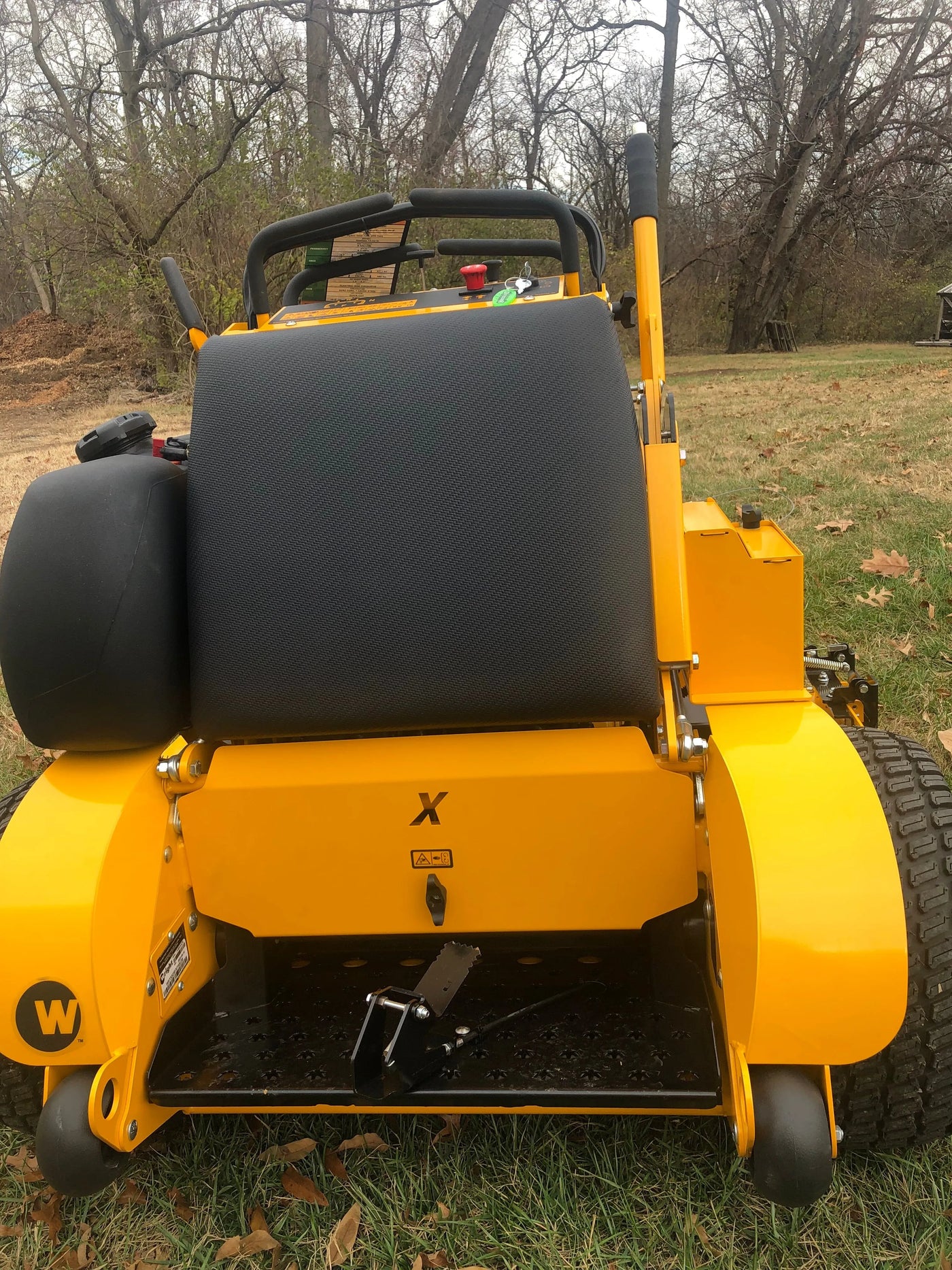 Chute Blockers for Wright Mowers