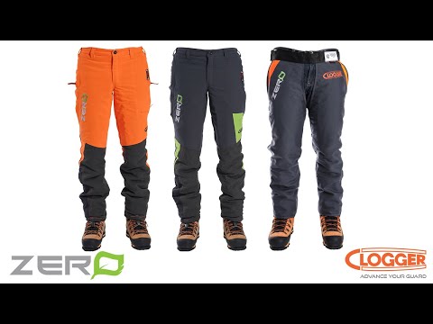 Clogger Zero Gen2 Light and Cool Women's Chainsaw Pants - Grey/Green - Free Shipping