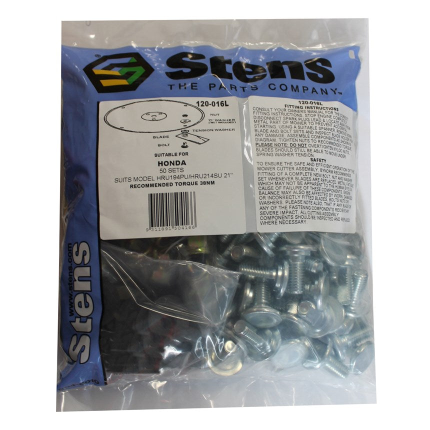 HONDA BOLT SET. WORKSHOP PACK 50 PAIR