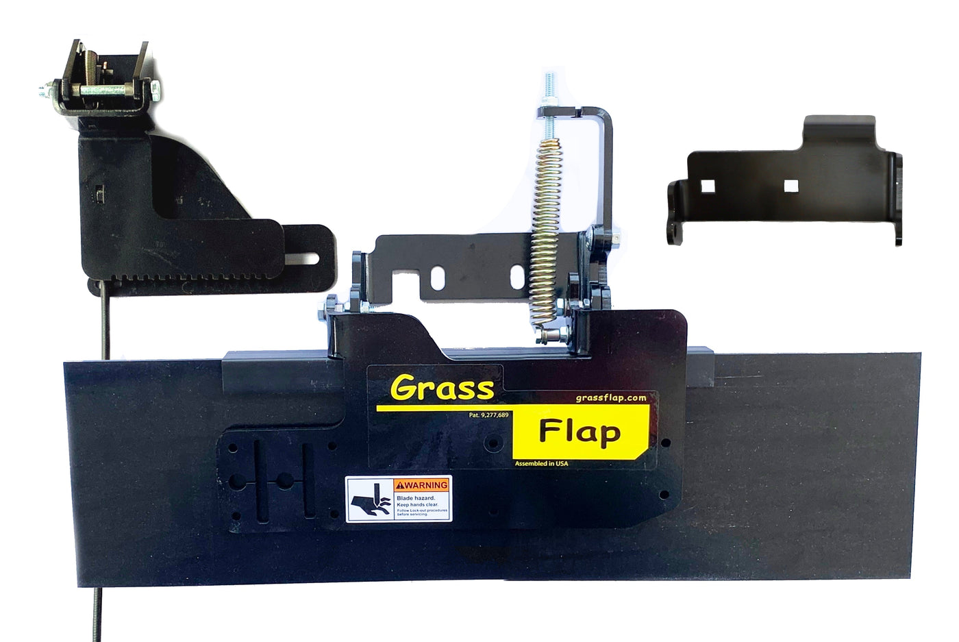 412T50-5L Low Profile Heavy-Duty GrassFlap with SEL Pedal Includes No-Drill Mount