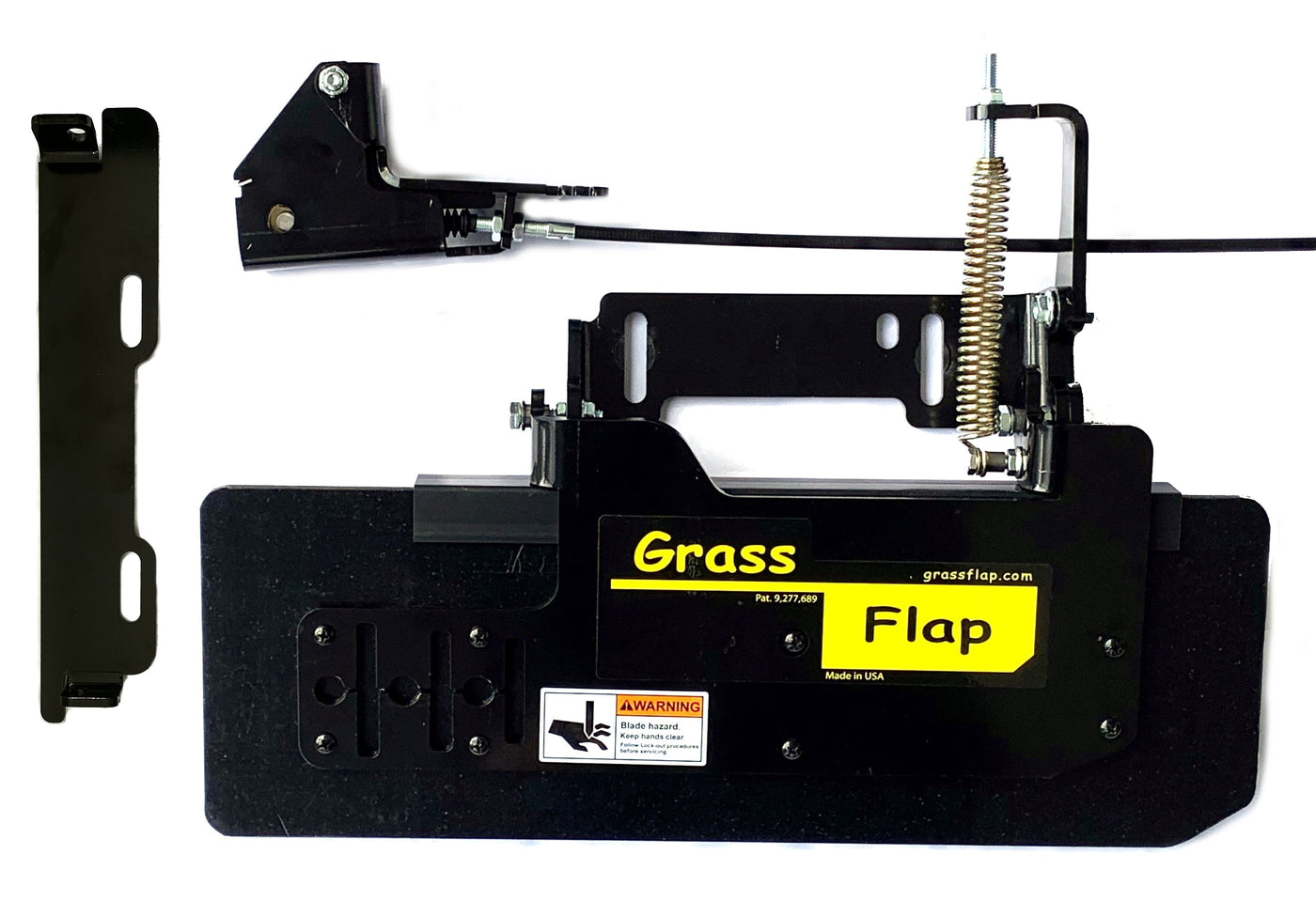 41P50-5-A1 Low Profile Heavy-Duty GrassFlap with SE Pedal Includes Scag No-Drill Mount