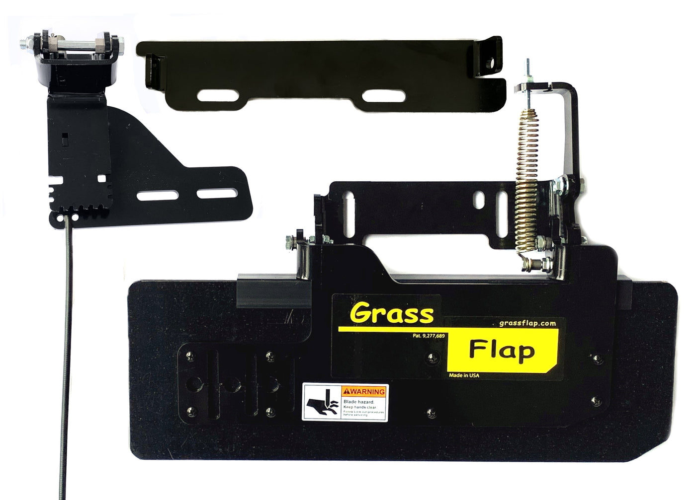 41P70-5C-A1 Low Profile Heavy-Duty GrassFlap with SEC Pedal Includes Scag No-Drill Mount