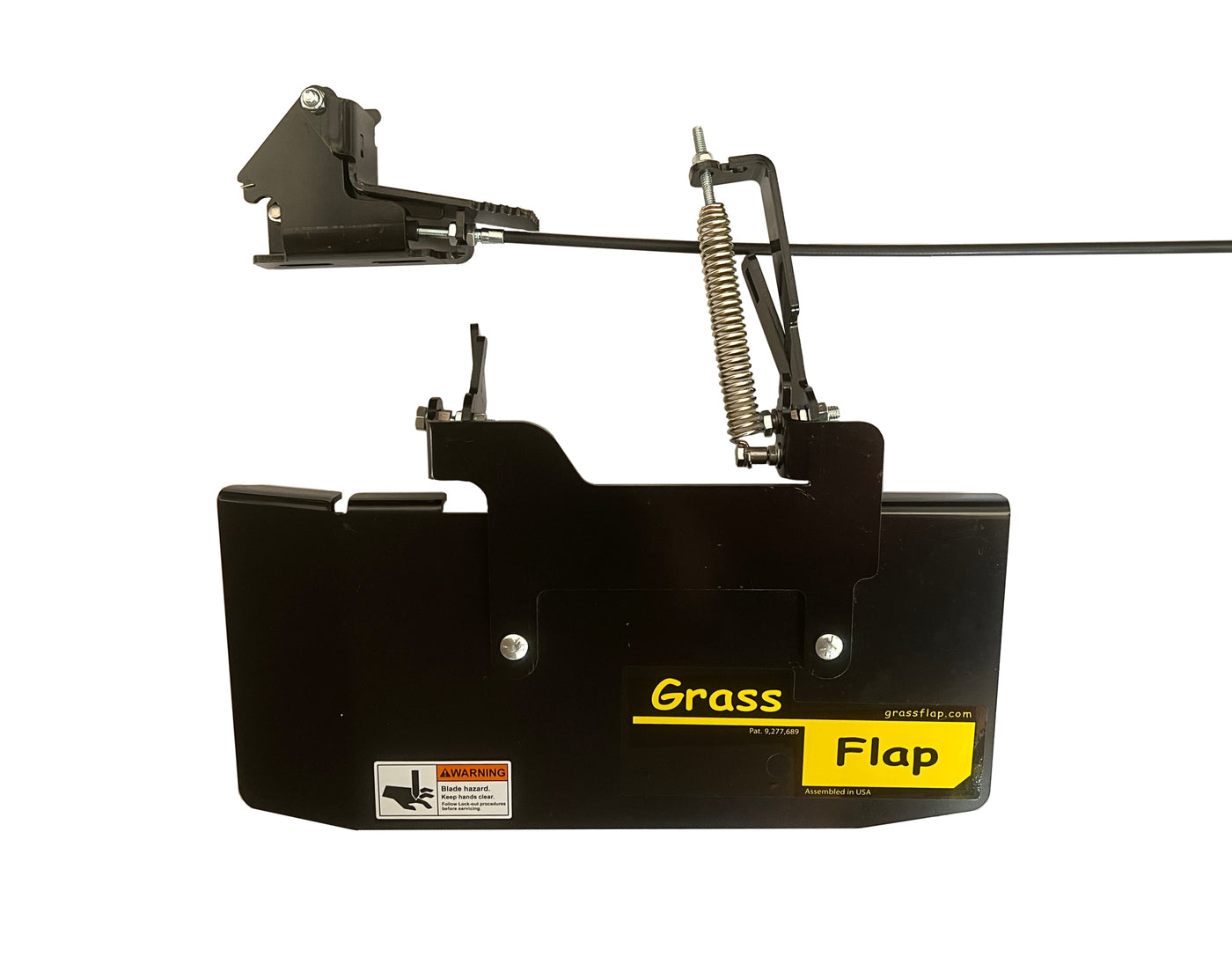 61E70-5-A15 Low Profile GrassFlap with Steel Blocker Plate and SE Pedal Includes Extended Latch