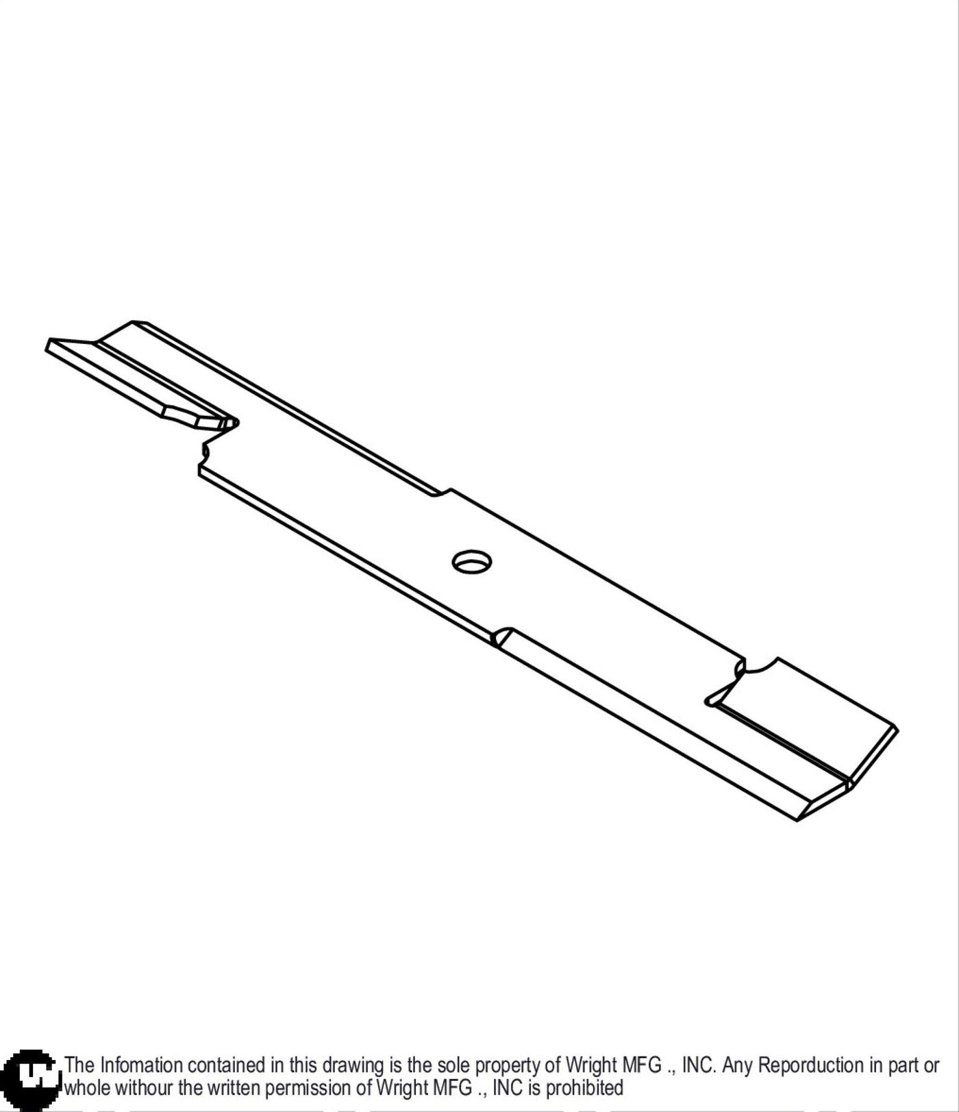 Wright BLADE, 18 71440001 - Mowermerch More spare parts for all your power equipment needs available. From mower spare parts to all other power equipment spare parts we have them all. If your gardening equipment needs new spare parts, check us out!