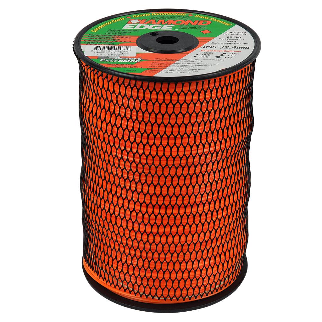 BRT5277 DIamond Edge Trimmer Line .095″ / 2.40MM SPOOL LENGTH 381M - Mowermerch More spare parts for all your power equipment needs available. From mower spare parts to all other power equipment spare parts we have them all. If your gardening equipment needs new spare parts, check us out!