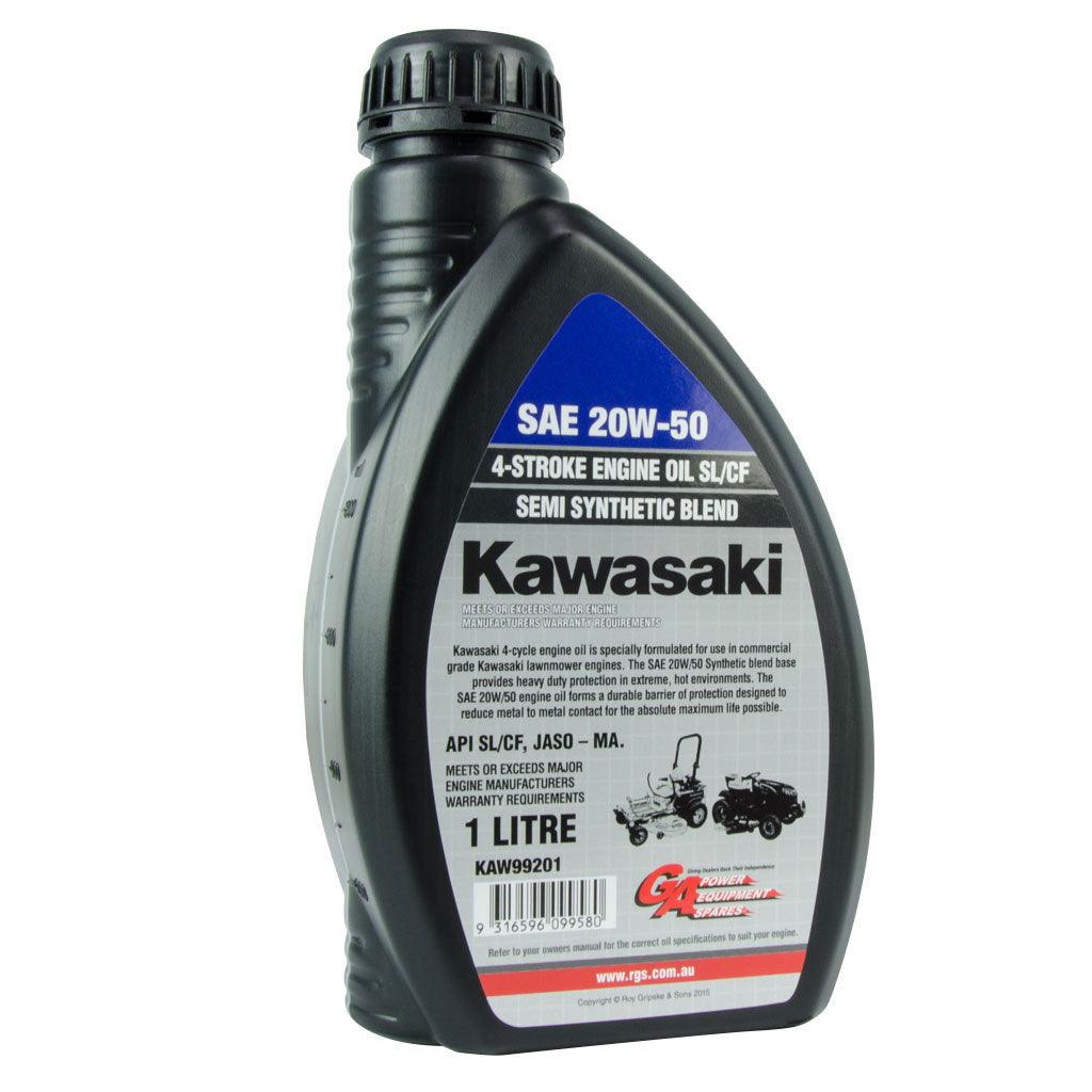 KAWASAKI OIL SAE 20W50  SEMI-SYNTHETIC 4-STROKE ENGINE  1L KAW99201 - Mowermerch More spare parts for all your power equipment needs available. From mower spare parts to all other power equipment spare parts we have them all. If your gardening equipment needs new spare parts, check us out!
