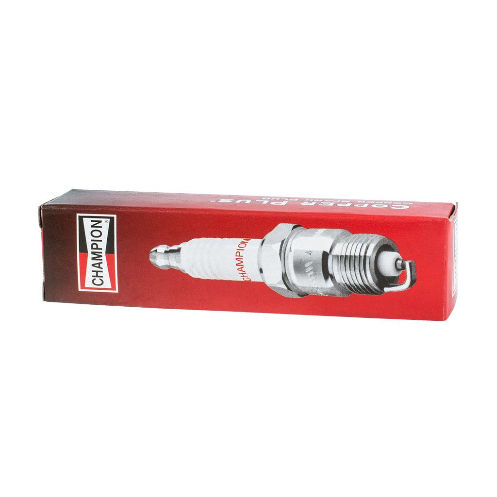 CHAMPION CJ8 SPARK PLUG (#843) CJ8 - Mowermerch More spare parts for all your power equipment needs available. From mower spare parts to all other power equipment spare parts we have them all. If your gardening equipment needs new spare parts, check us out!