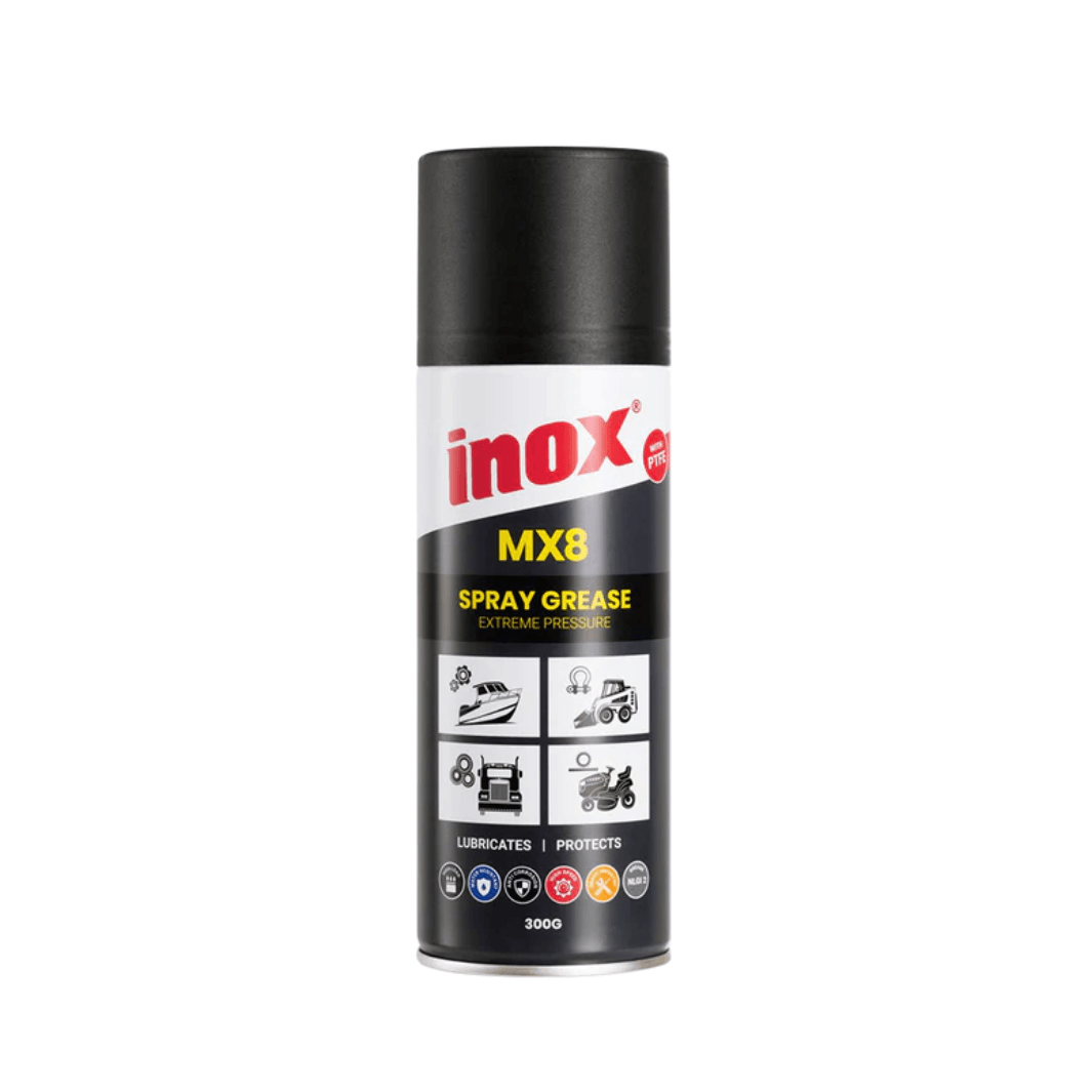 INOX MX8 PTFE GREASE AEROSOL LUB7601 - Mowermerch More spare parts for all your power equipment needs available. From mower spare parts to all other power equipment spare parts we have them all. If your gardening equipment needs new spare parts, check us out!