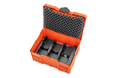 Husqvarna Battery Box Medium 5971685-01 - Mowermerch More spare parts for all your power equipment needs available. From mower spare parts to all other power equipment spare parts we have them all. If your gardening equipment needs new spare parts, check us out!